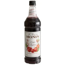 Monin Premium Tart Cherry Flavoring Syrup 1 Liter 544SYPFR259F