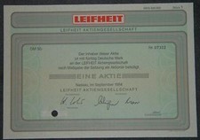 Leifheit Aktiengesellschaft 1984 50 DM