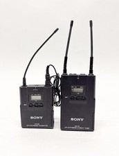 Sony UTX-B2 UHF Transmitter  URX-P2 UHF Tuner, Lavalier Microphone
