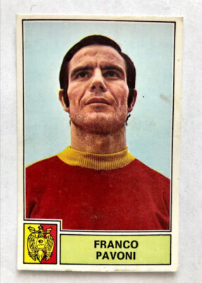 Franco Pavoni - Fußballspieler-Figuren panini 1971 1972 wiedergefunden