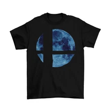 Super Smash Bros. Moon T-Shirt Unisex Adult Funny Sizes Cotton Fighting Game New