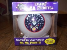 NEW Mr. Predicto Magic Fortune Telling Talking Ball Toy Lights Up 30 Answers