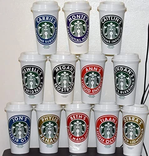 Tazas Starbucks personalizadas - Taza de viaje - Regalo de cumpleaños - Regalo único - Taza - Novedad Foto 2 de 4