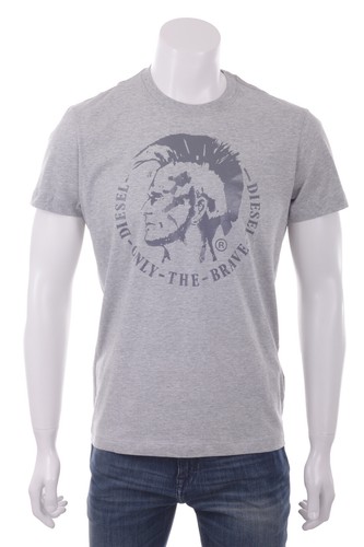 T-shirt Diesel da Uomo Nero | Zedstore