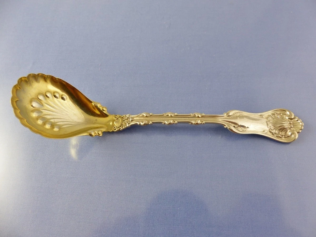IMPERIAL QUEEN JAM or SAUCE SPOON WHITING MFG STERLING
