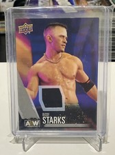 2021 Upper Deck AEW Wrestling First Edition Card Ricky Starks Relic #26