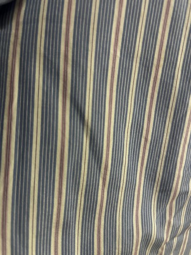 Brooks Brothers Shirt 17.5-34 Red, White & Blue Striped Italy French Cuff Unworn - Picture 2 of 5