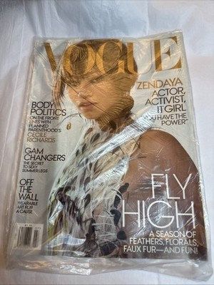 Vogue Magazine July 2017 Zendaya It Girl Activist Fly High NEW IN PLASTIC