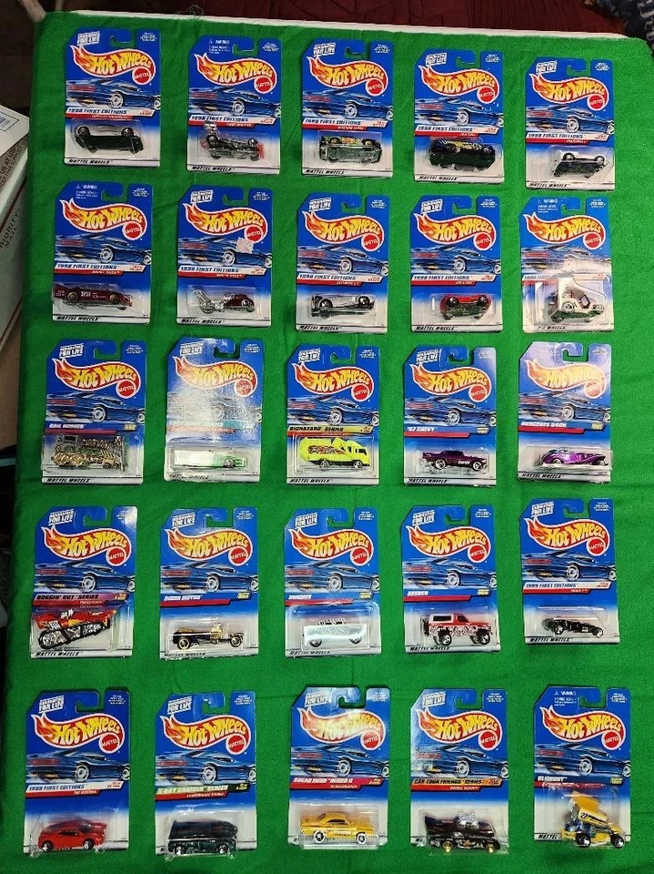 LOTES HOT WHEEL, 100 TARJETAS AZULES DE LOS 90, FEs, LÍNEAS PRINCIPALES, $100 ENVIADOS, VER LISTAS Foto 2 de 4
