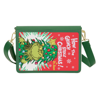 Loungefly - Dr.Seuss Grinch Holiday Crossbody Bag
