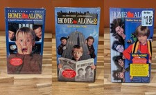 Home Alone 1 2  3 VHS Tapes FACTORY SEALED Movie Unopened Watermark