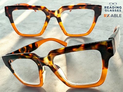 SPEXX Eyewear Lesebrille Oversize Modern Retro +3.50 Schildkröte