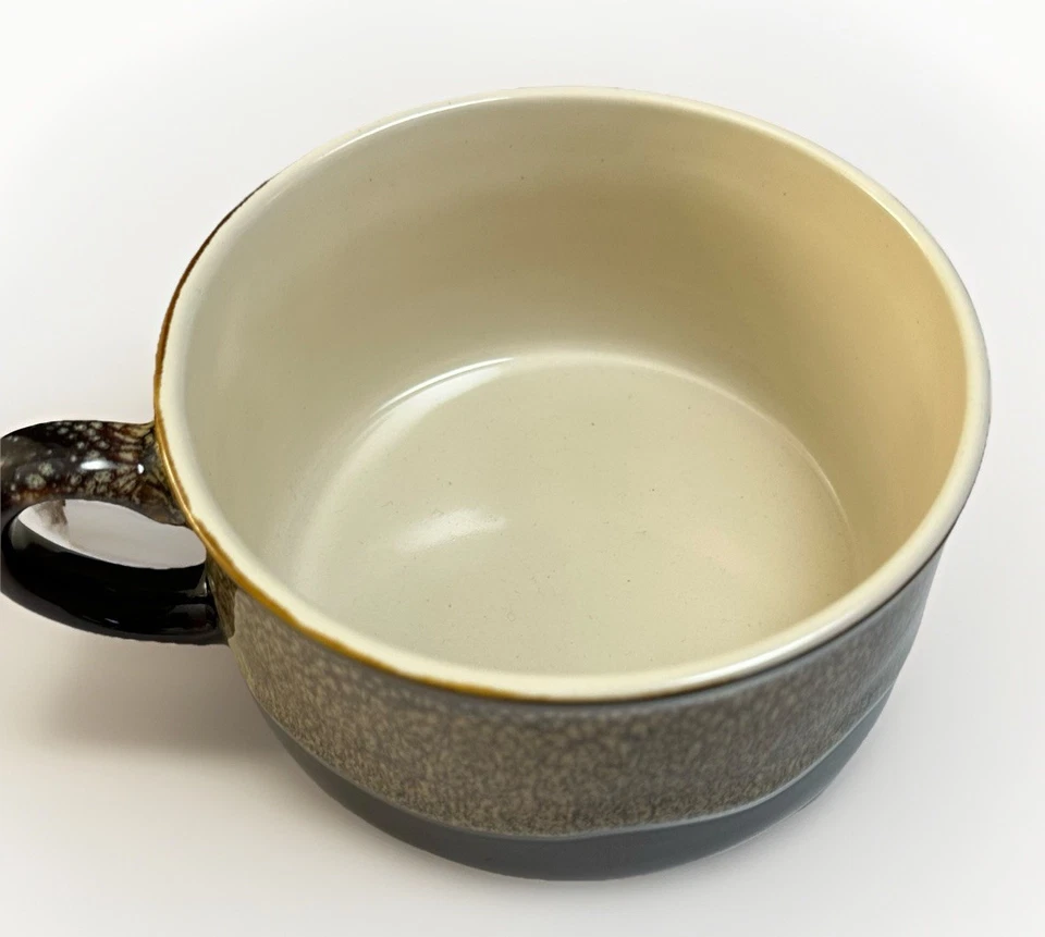 Caneca cappuccino American Atelier grés fazenda rústica 24 oz | 5" de largura - Imagem 3 de 4