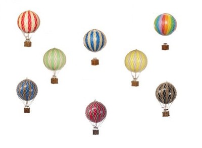 Authentic Models Floating the Skies Hot Air Balloon Decor - 5.3'' Size