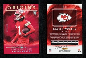 2024 Panini Origins Rookies Holo Orange /149 Xavier Worthy #150 Rookie RC