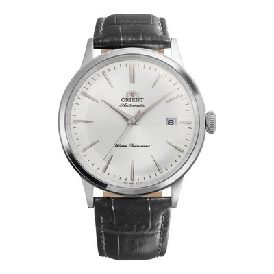 Watch ORIENT RA-AC0031S Mens Automatic Stainless Steel Band Leather Dial White