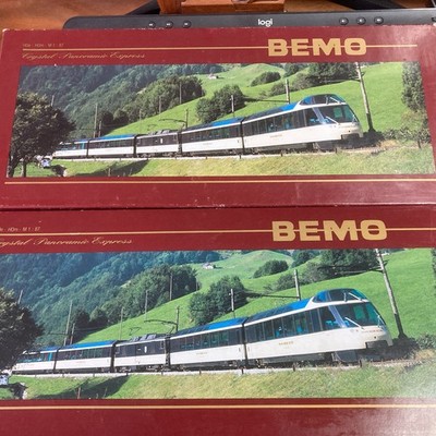 H0m Bemo CRYSTAL PANORAMIC EXPRESS  art.7480 300+art.7488 300 - H0m/H0e