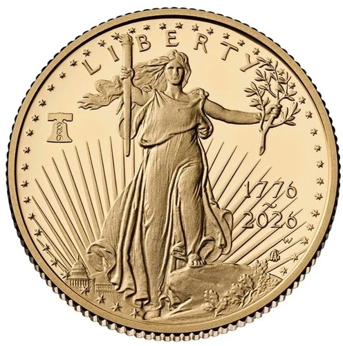 2026-W 1/4 Oz GOLD $10 250TH ANNIVERSARY AMERICAN EAGLE LIBERTY BELL Proof Coin.