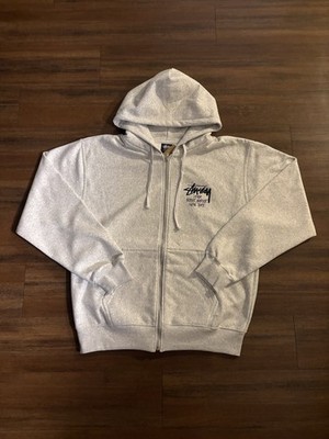 Stussy Dover Street Market Zip Hoodie Ash Heather Size Medium | eBay