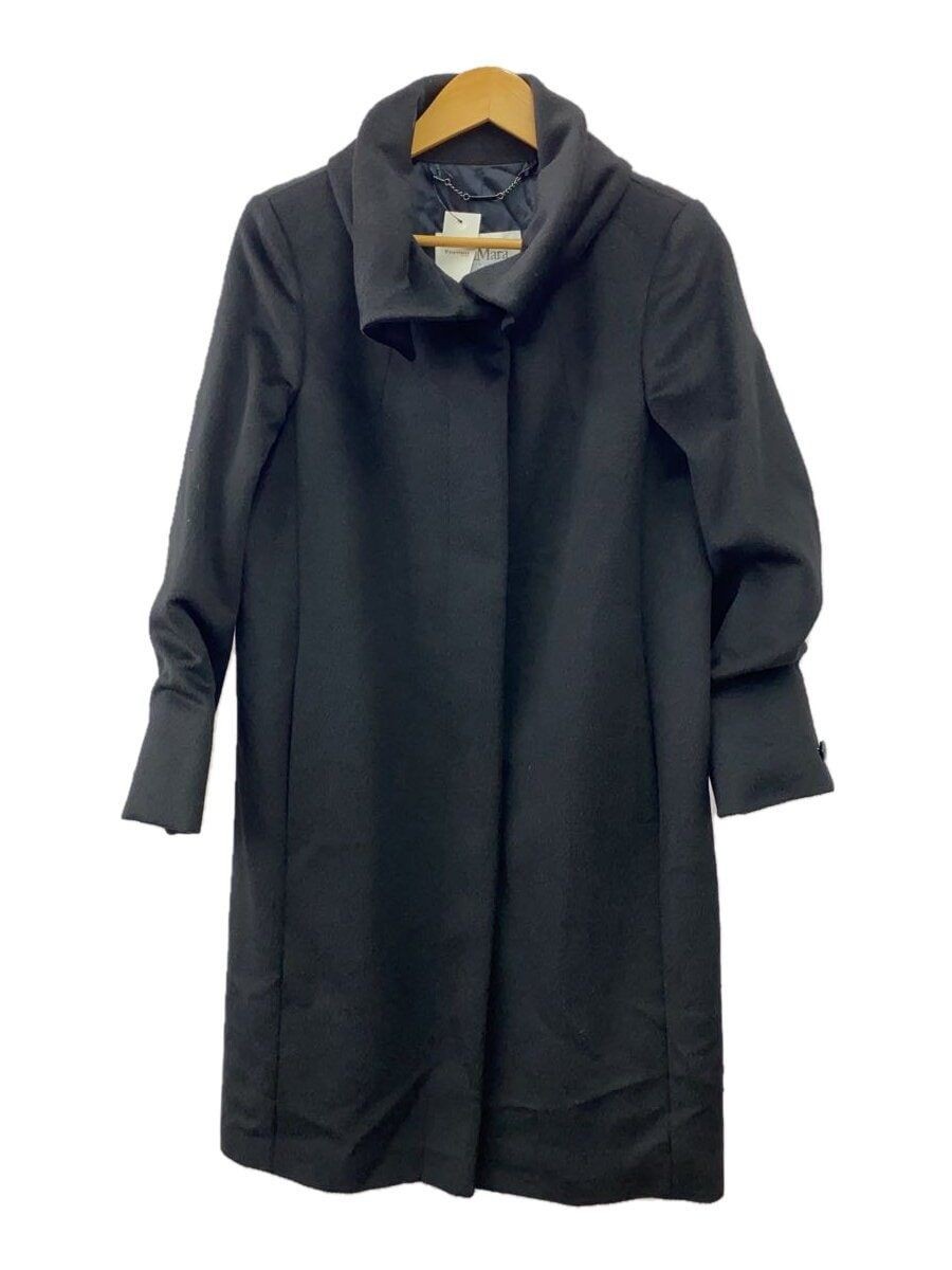 ALTRA MAX MARA altro cappotto 42 alpaca nero tinta unita 10162483