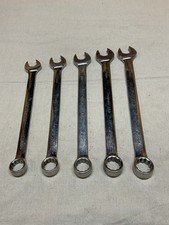 Snap-on 20-24mm Metric Combination Wrench Set 5pc 12-point W Roll Pouch