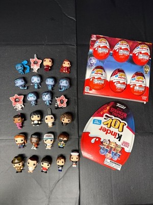 Stranger Things Kinder Joy Mini Funko Pops - Individual with upgraded keychain