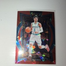 Panini 2024-25 Select LaMelo Ball Charlotte Hornets Red Cracked Ice Prizm #31