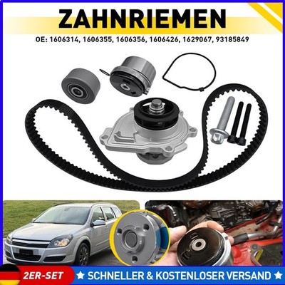 2 Stück Zahnriemen Kit mit Wasserpumpe für CHEVROLET Cruze Trax OPEL 95516740
