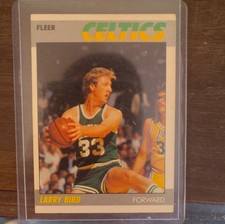 Fleer 1987-88 Larry Bird #11 Boston Celtics NBA Basketball Base Set Card