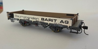 Bemo 9463124 Modelleisenbahn 0m RhB Kk-w 7324 Niederbortwagen  BARIT AG 
