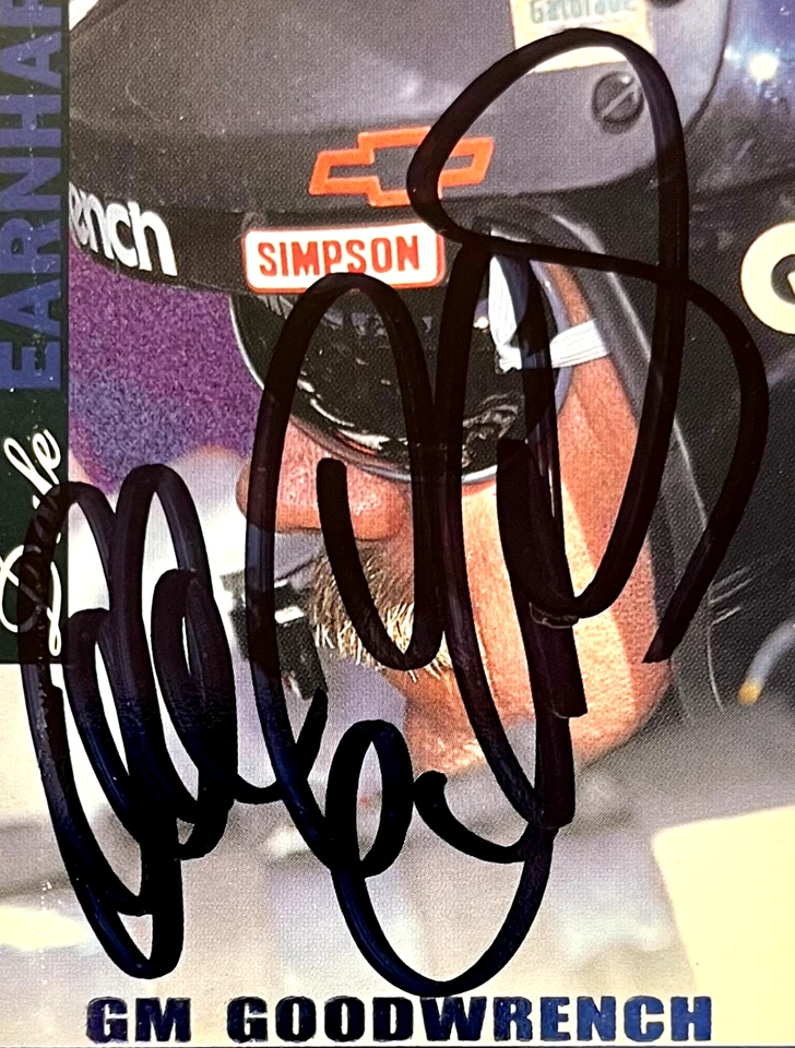 Dale Earnhardt NASCAR The Score Board Autographed Racing Card Autographed Signed - Image 2 of 4