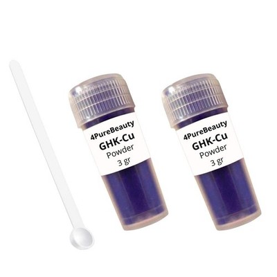 USA Copper Peptide GHK-Cu Powder, DIY Blue Copper for Making the Best Face Cream