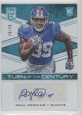 2016 Donruss Elite Turn of the Century Auto 38/99 Paul Perkins #TCA-PP Auto fm0