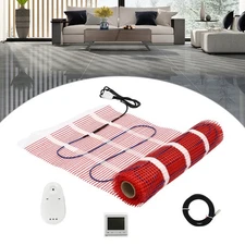 120V Smart Heat Mat Kit Floor Heating System Heating Floor Mat 4*0.5m