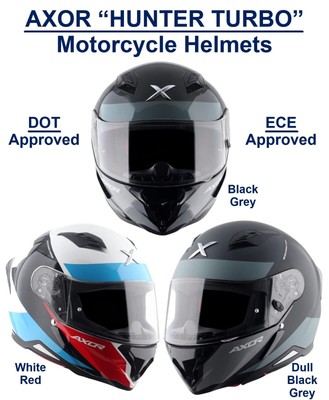 AXOR   HUNTER TURBO   DOT & ECE zertifizierte Integralhelme...