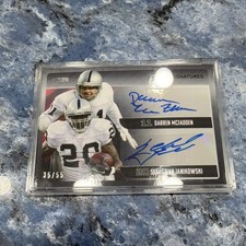 Pulse 2025 Football Dual Signatures Autograph McFadden Janikowski /55 #DS-SJDM
