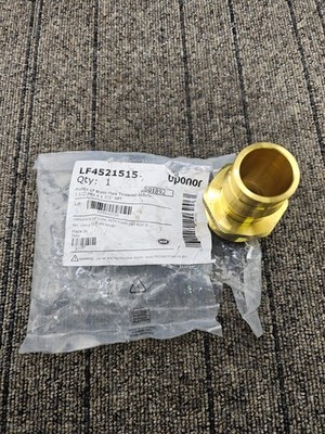 Uponor LF4521515: ProPEX 1-1/2'' Propex x 1-1/2'' NPT Male Adapter Lead Free Brass