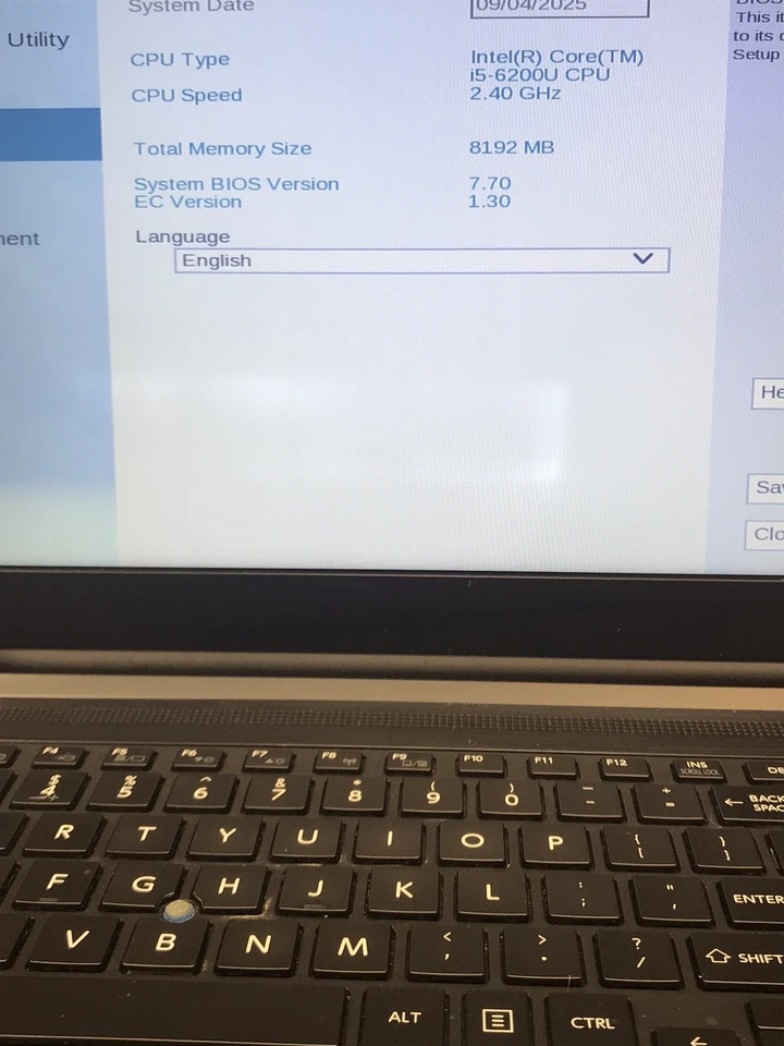 Toshiba Tecra A50-C 15.6" Laptop i5-6200U 8GB RAM No SSD/OS For Parts/Repair - Image 3 of 4