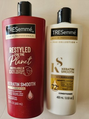Tresemme Keratin Smooth  with Marula Oil Shampoo 650 mL and Conditioner 400mL