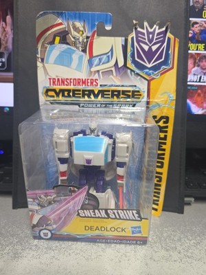 Transformers Cyberverse Deadlock Warrior Class Sneak Strike Power Spark Wear Car