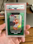 New ListingPanini Prizm 2024 Emergent Green Prizm Bo Nix Rookie PSA 8 Broncos #3