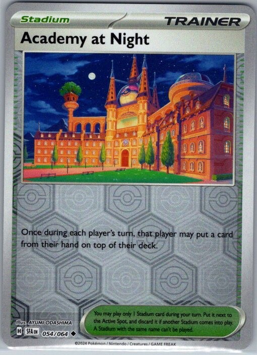 Academy at Night Uncommon SV: Shrouded Fable 054/064 NM