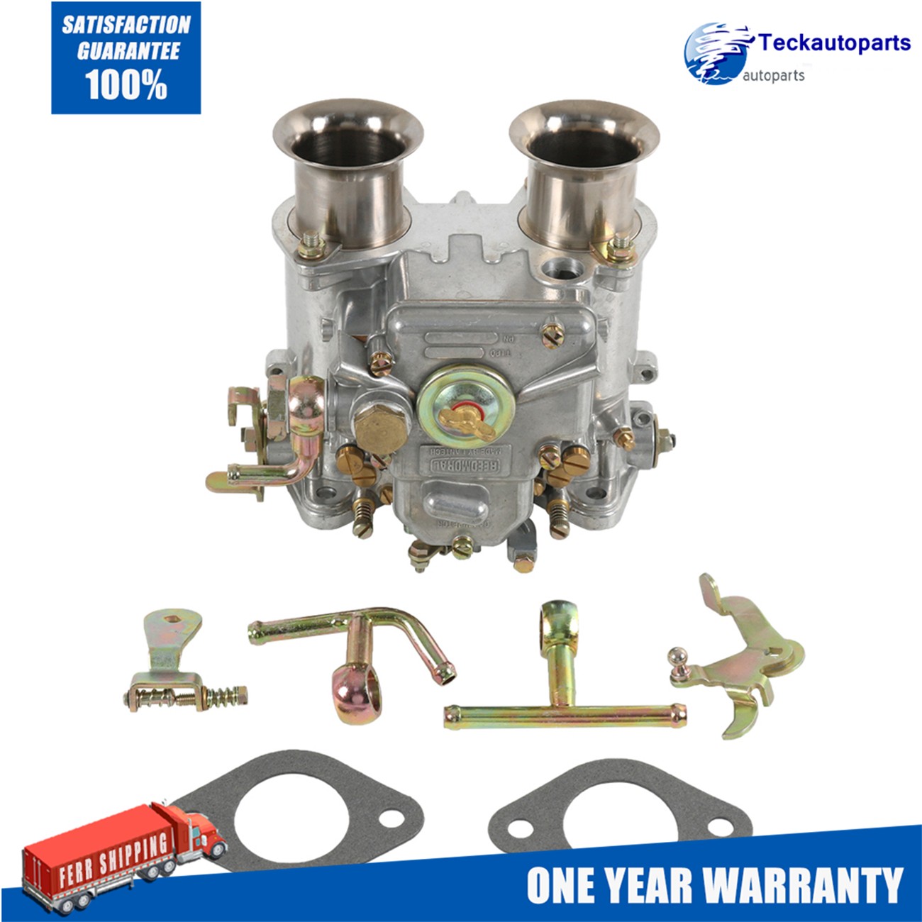 40DCOE carburettor carb w/air horn 40 dcoe replacement for Weber Solex Dellorto