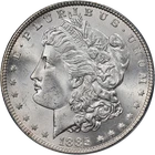 1885-P Morgan Silver Dollar 2.1A Holder PCGS MS64 Blast White Strong Strike
