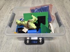 LEGO Konvolut Kiloware gewaschen 1kg ( Flugzeug, alte Schienen und diverses)