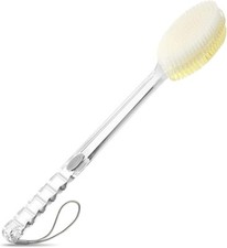 Back Scrubber Long Handle for Shower,Back Brush Dual-Sided with Transparent