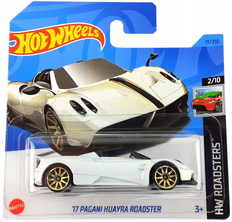 Hot Wheels '17 PAGANI HUAYRA ROADSTER 1:64 Scale 3 Inch Toy Car Diecast - Photo 1/1
