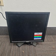 Dell E170Sb 17" Flat Panel LCD Monitor w/ Stand  Power Cord - Black