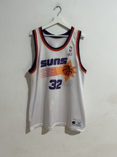 Vintage Suns Jason Kidd Champion Jersey Size 48 XL 