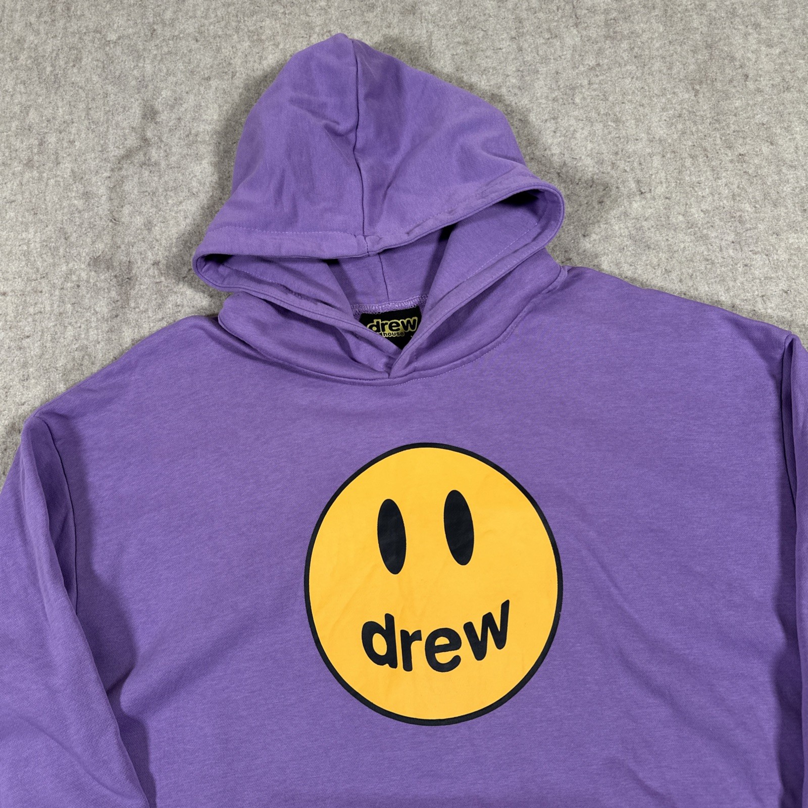 Drew House Hoodie Sweatshirt Large? Justin Bieber Smile Streetwear Purple